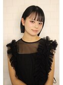 黒髪ショートボブ