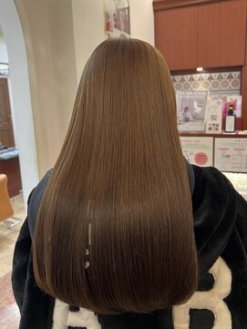 ブランシェ JR勝川駅南口店(BRANCHE) ブリーチ無しミルクティーベージュ/髪質改善/透明感カラー