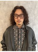 90s ミディアムパーマ