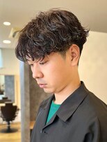 デプト(DEPT.) 波巻きスパイラルパーマメンズカットメンズサロンメンズマッシュ