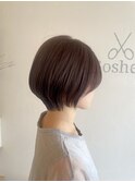 ショートボブ×バイオレット