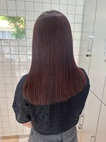 イオエ 西梅田(ioe)&nbsp;ブリーチなしカラー／髪質改善/ミルクティーベージュ/小顔へア