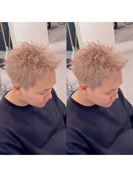 ブライト(BRIGHT) スパイキーショートミルクティーベージュ