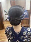 祭りヘアセット