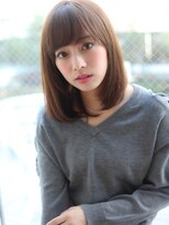 ヴィヴィ(VIVIE)&nbsp;ココアベージュマロンブラウンオリーブグレー小顔ワンカールロブ