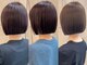 ミレ バイ ルカ(mire by Luca)の写真/【髪質改善】地毛風ストレートで髪質改善♪自然な丸みのある柔らかボブスタイルが大人気のサロン!