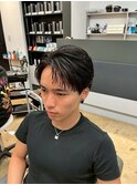 【センターパートマッシュ】抜け感×色気を纏う上品メンズカット