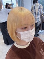 エン 栄店(enne)&nbsp;ココアベージュ/クラゲヘアー/ボブレイヤー/小顔/黒髪/栄