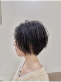 ナチュラル美シルエットショートボブ.