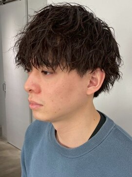 セプト 博多(SEPT.) ツイストスパイラルパーマ 束感 ツーブロック メンズパーマ 20代