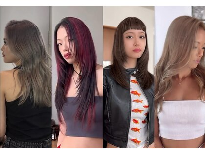 髪質改善&ハイライト　ras. Hair Design【2/5 NEW OPEN（予定）】の写真