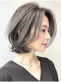 ミディアムレイヤー/バタフライレイヤー/ミルクティーブラウン