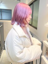 シアアルン 新小岩店(SHEER alun) ◆ローズピンクと外ハネボブで上品ガーリーに【新小岩】