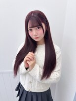 リルミー ミュエナ 大須 矢場町(Lilme myuena)&nbsp;着物ヘア/ダークアッシュ/ミディアムレイヤーカット/名古屋