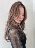 レイヤーカットハッシュカット髪質改善顔周り前髪ボブブリーチ