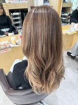 デザイニングヘアードゥ(designing hair Deux)&nbsp;レディースハイライトハイトーンカラー　【ブリーチオンカラー】
