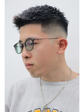 ロンドガルマン 名古屋(Lond GULLMAN) スパイキーショート×フェード【名古屋駅メンズカット】