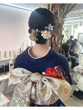 ソーソー(SoSo) 成人式ヘアセット着物