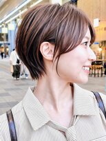 ヨリ ルトロワ 札幌大通(yori Le_trois) 前髪イメチェンピンクベージュクールショートレイヤーカット