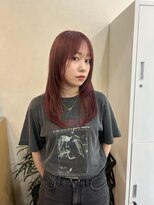 メル ヨコハマ(MeL)&nbsp;ミディアムレイヤーカット顔周りレイヤーウルフハッシュカット