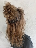 ヘアスタジオニコ(hair studio nico...)&nbsp;ハーフアップメッシーバン