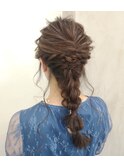 hogushi結婚式編み下ろしヘアアレンジ【奥村北斗】表参道