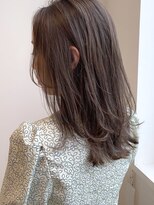 ルエ(rue)&nbsp;30代40代50代マッシュウルフベージュ_ミルクティシースルー