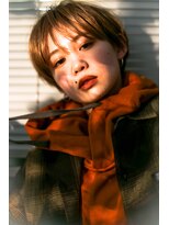 テトヘアー(teto hair) マッシュショート、ブロンド、マニッシュショート