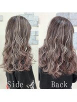 あるじゃんすー さいたま店&nbsp;ローズ×ミルクティー#シールエクステ#イメチェン#耳かけ#大宮