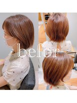 シカタ シーカ 鎌倉(CICATA/ShIKA.)&nbsp;前下がりひし形マニッシュショート大人かわいい【Before】