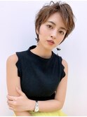 【sweep平尾】前髪無しショートパーマスタイル（豊塚）