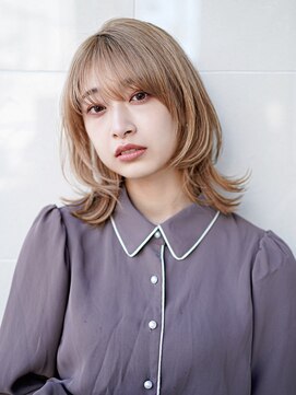 マセナ(Masena) ミディウルフ×ミルクティカラー×masena