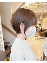 ネオリーブアイム 横浜西口店(Neolive aim)&nbsp;大人可愛い束感　耳掛けひし形小顔丸みショートボブ【近藤】横浜