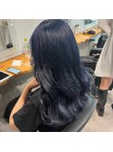 韓国風ブルーラベンダーカラー