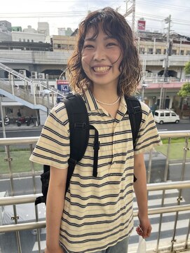 キジ(KIJI) ボブ×ブリーチパーマ