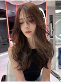 ワンホンヘア/韓国ヘア/ウルフ/前髪[レイヤーカット/渋谷]