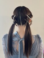 美容室 はなこ 【新潟/アレンジ/セット】被らないお呼ばれストレートアレンジ