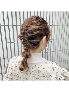 ラフ 原宿(L.a.a.g.f harajuku) 編みおろし ヘアセット☆ヘアアレンジ@原宿