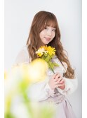 ふわふわ巻き髪スタイル