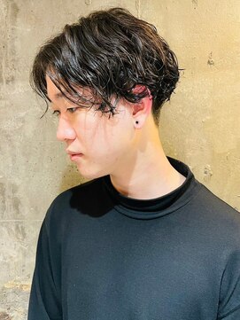 ソレイユ バイ アルフレッド(SOLEIL by alfRed) ゆるめスパイラルパーマ　ツーブロックマッシュ