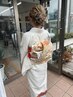 【七五三ママ】訪問着　着付け＋ヘアセット　￥16,500