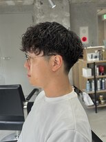 ラック(LUCK)&nbsp;ダークアッシュ/アッシュブラック/カルマパーマ/ベリーショート