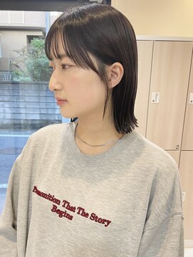 プレジールバイラファブリック(PLAISIR by LA FABRIQUE) 切りっぱなしボブ　ぱつっとボブ　ストレートボブ　草加