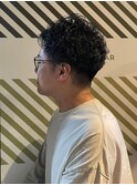 気になるボリュームにポイントパーマ ビジネスマン#2
