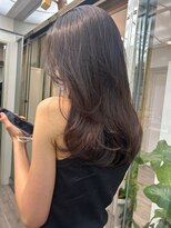 ロウ 町田(ROW)&nbsp;大人かわいいエギョモリ ミルクティーブラウン ひし形シルエット