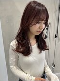 大人艶カラー×赤茶