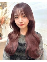 エルバイラビス 大宮(elu by lovis)&nbsp;《Kanna》チェリーピンク/ピンクラベンダー/Wカラーブリーチなし