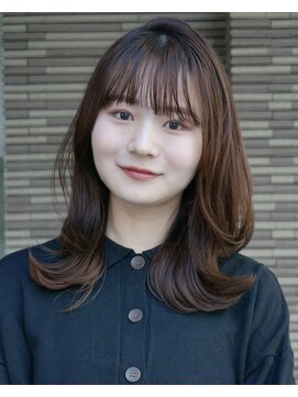 ガーデン オオタカノモリ(garden otakanomori) 大人のふんわり柔らかレイヤーミディアム×艶ブラウンカラー