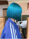 地毛風カラー/切りっぱなしボブ/ショートボブ[船橋]