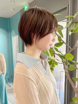 ノエ トトン(noe tton) 丸みショートxオレンジベージュ9-2